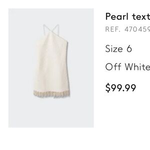 Mango Textured Pearl Dress